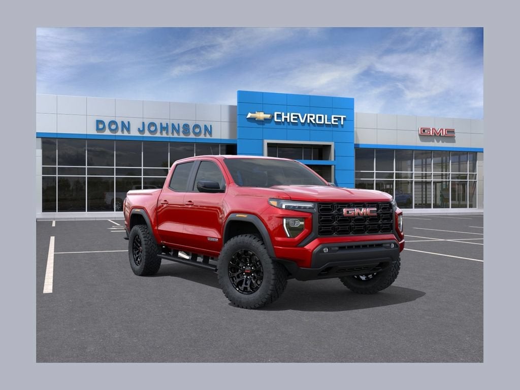 2026 GMC Canyon Elevation in Volcanic Red Tintcoat — front three-quarter view