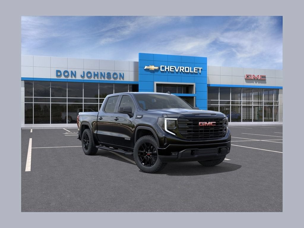 2026 GMC Sierra 1500 Elevation in Onyx Black — front three-quarter view